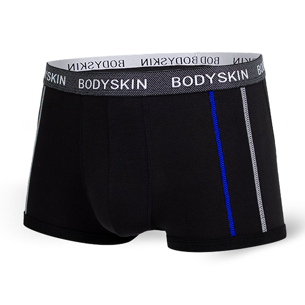 Boxer court Bodyskin Shade noir et bleu