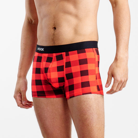 Pack LumberJack : 3 boxers courts