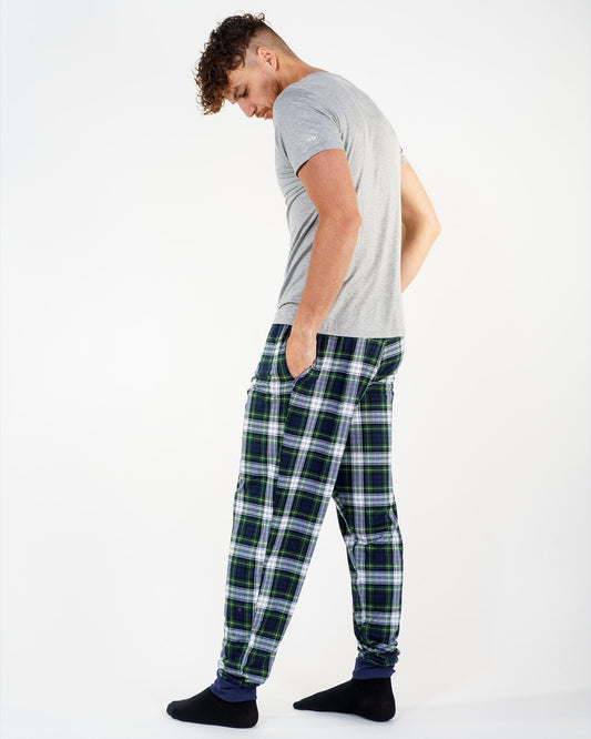 Pantalon de Pyjama Nu Malone Tartan Vert