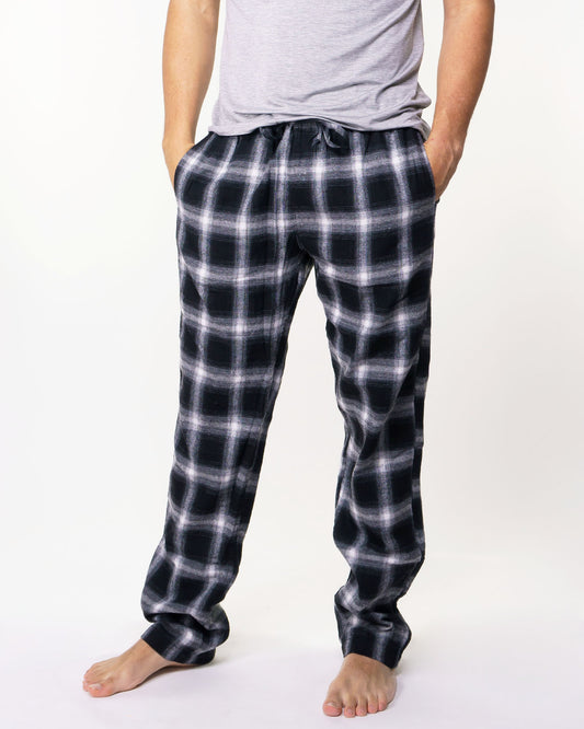 Pantalon de Pyjama Bodyskin Noir à Carreux