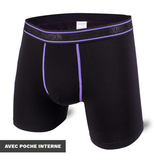 Boxer Bodyskin Superpocket Black & Violet