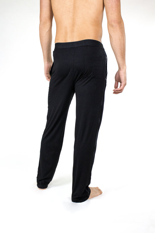 Pantalon Nu Essential en bambou noir