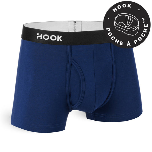 Boxer court Hook Fly Mix Navy