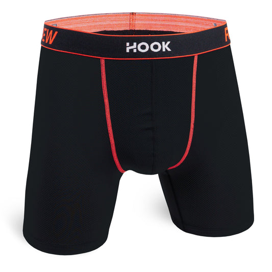 Boxer Hook Renew 23 noir et rouge