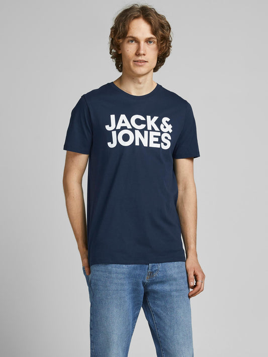 T-shirt Jack & Jones Corp Navy Blazer