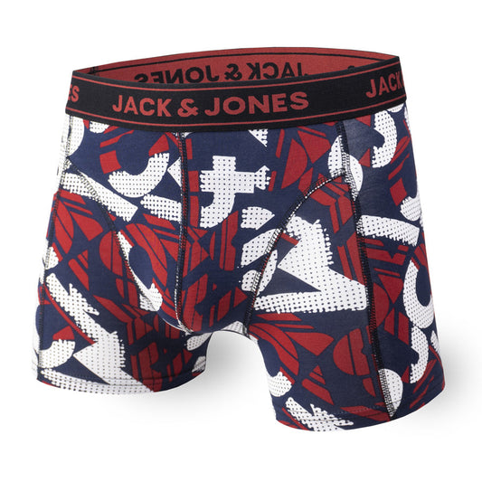 Boxer court Jack & Jones logo print brick red