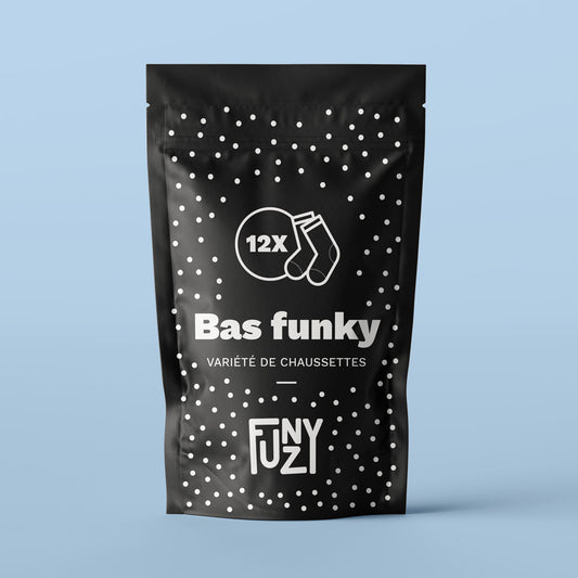 12 packs de chaussettes Funky de la marque Funzy