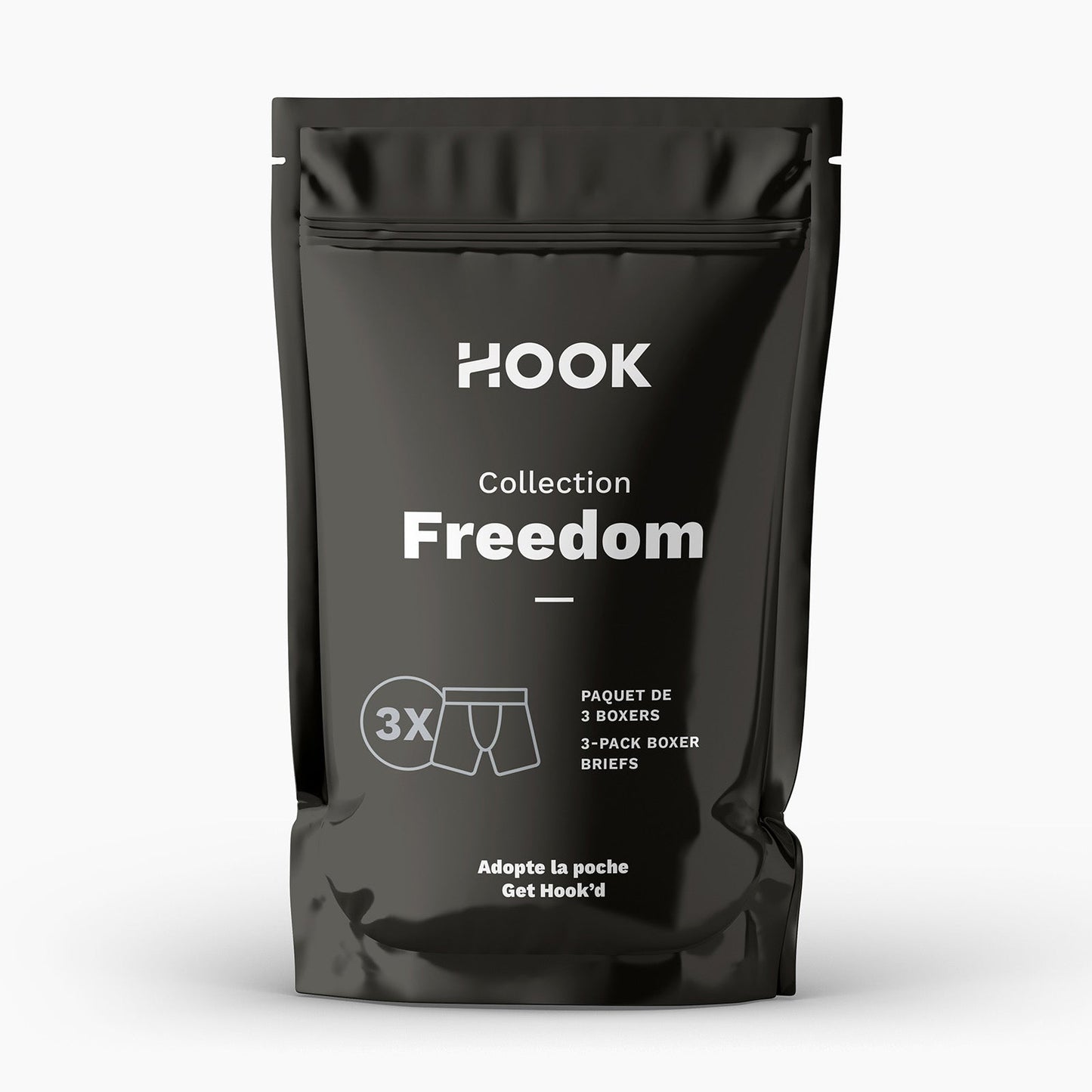 Hook Freedom - pack de 3 boxers sélectionnés